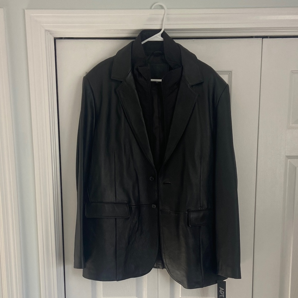 Apt. 9 Black Leather Jacket